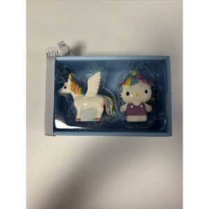 SANRIO HELLO KITTY UNICORN SALT AND PEPPER‎ SHAKER SET - NEW IN BOX
